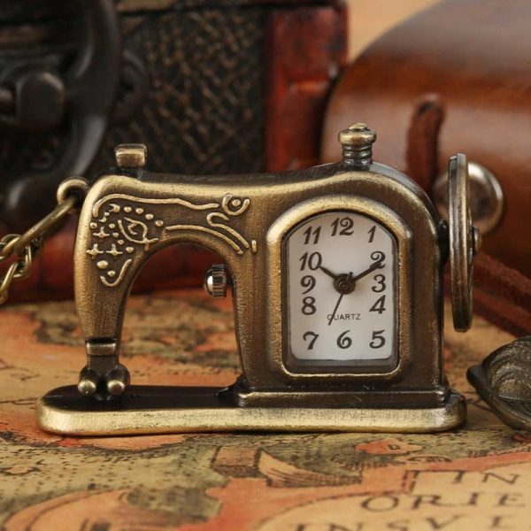 Antique Classic Sewing Machine Watch