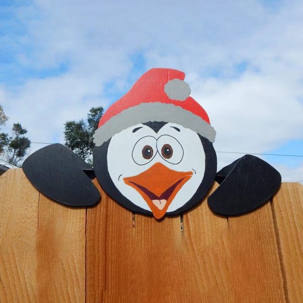 Surprise Santa Claus Outdoor Christmas Decoration