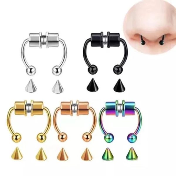 Stainless Steel Magnetic Nose Piercing