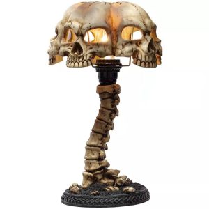 Skeleton Skull Table Lamp