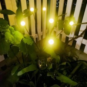 Solar Reed Waterproof Fiber Patio Lights