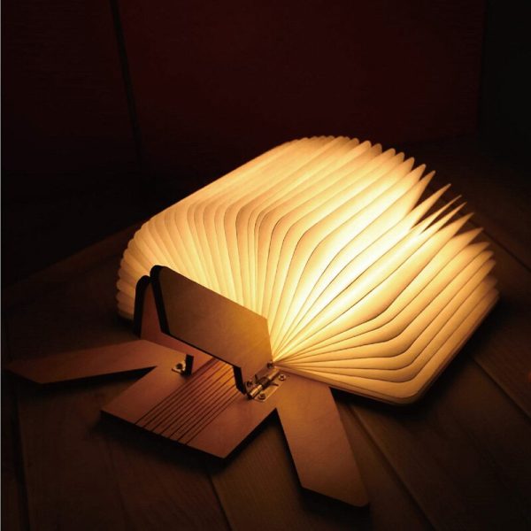 Story Time Led Foldable Book Light Decor