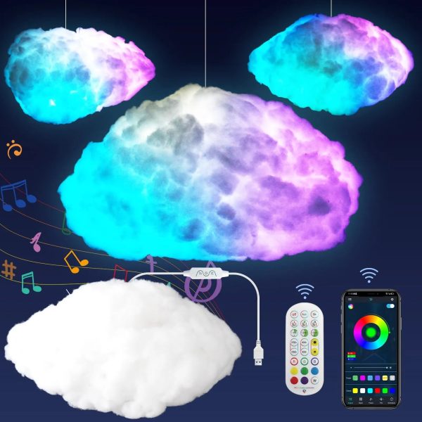 Cloudscape Glow 3D Cloud Smart Bedroom Light