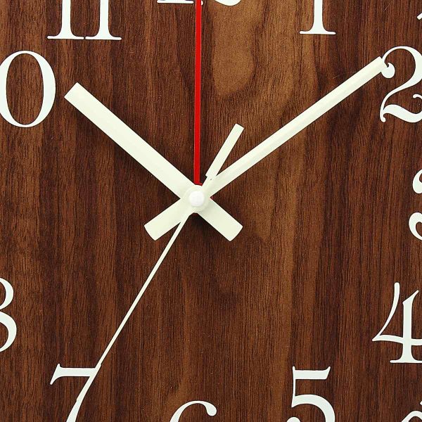 Nordic Luminous Wood Silent Wall Clock