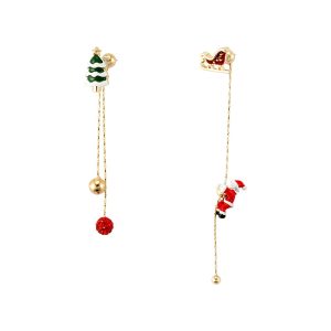 Creative Happy Christmas Time Earrings