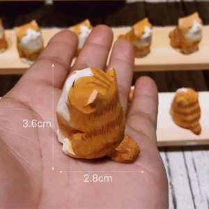 Wooden Cute Pet Figurines