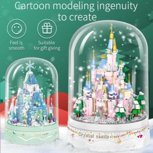 Royal Architecture Cartoon Castle Music Box