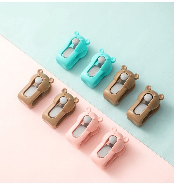 4Pcs Bear Non-Slip Bed Clips