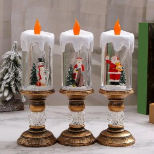 Crystal Echo Christmas Water Candle