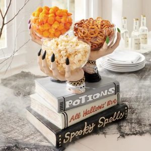 Witch Hand Vintage Resin Party Snack Holder