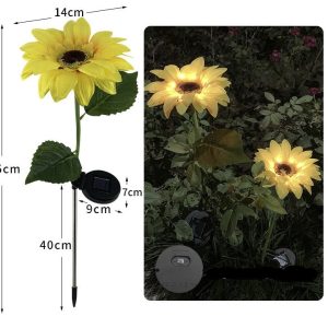 Sunflower Waterproof Solar Led Garden Lights