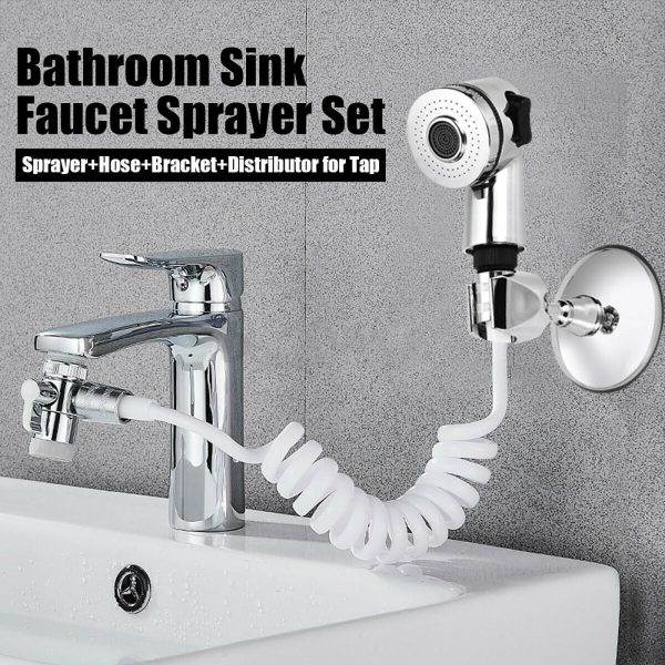 All-In-One Easy Clean Adjustable Bathroom Set