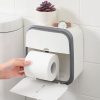 Wall-Mounted Bathroom Organizer Tissue Box Holder