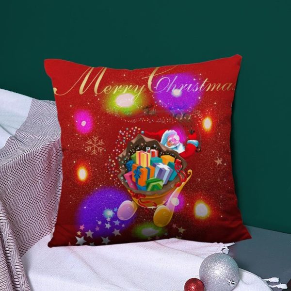 Christmas Series Led Pillow Case