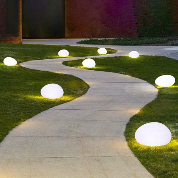 Shiny Moon Solar Led Waterproof Garden Ball Light