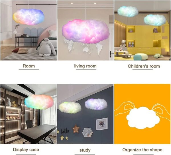 Cloudscape Glow 3D Cloud Smart Bedroom Light