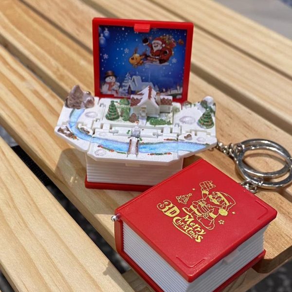 Santa Secret Spell Keychain