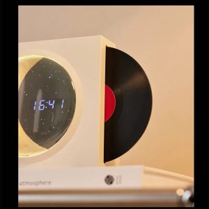 Lunar Tune Wireless Speaker Clock