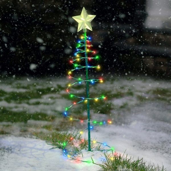 Solar Garden Led Christmas Tree Light