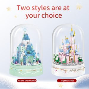 Royal Architecture Cartoon Castle Music Box