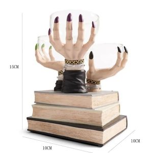 Witch Hand Vintage Resin Party Snack Holder