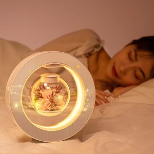 Magnetic Love Forever Levitating Flower Lamp