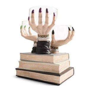 Witch Hand Vintage Resin Party Snack Holder