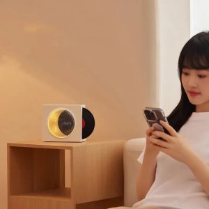 Lunar Tune Wireless Speaker Clock