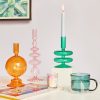 Spiral Geometric Candle Holders