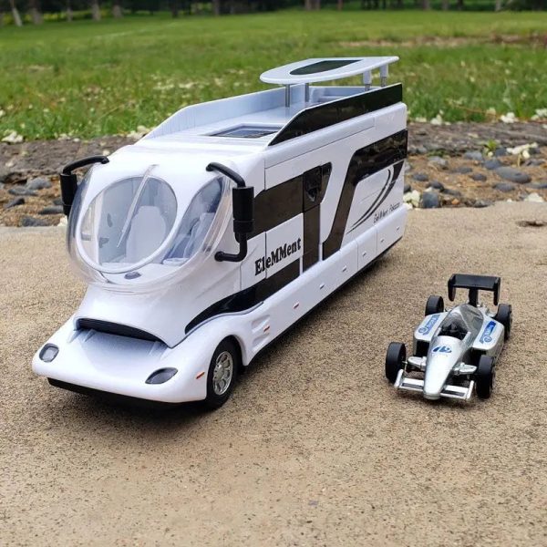 Deluxe Rv Metal Camper Van Model Toy