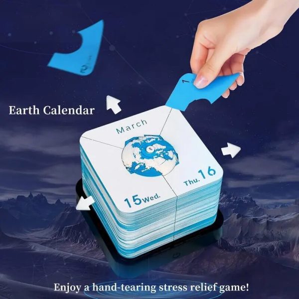 3D Earth Wanderer Calendar Memo Pad