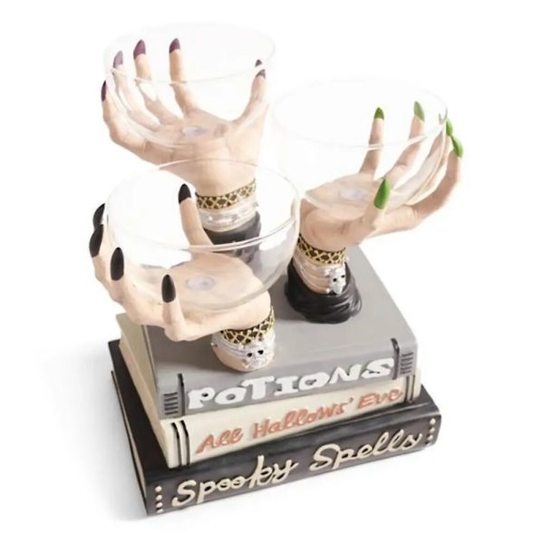 Witch Hand Vintage Resin Party Snack Holder