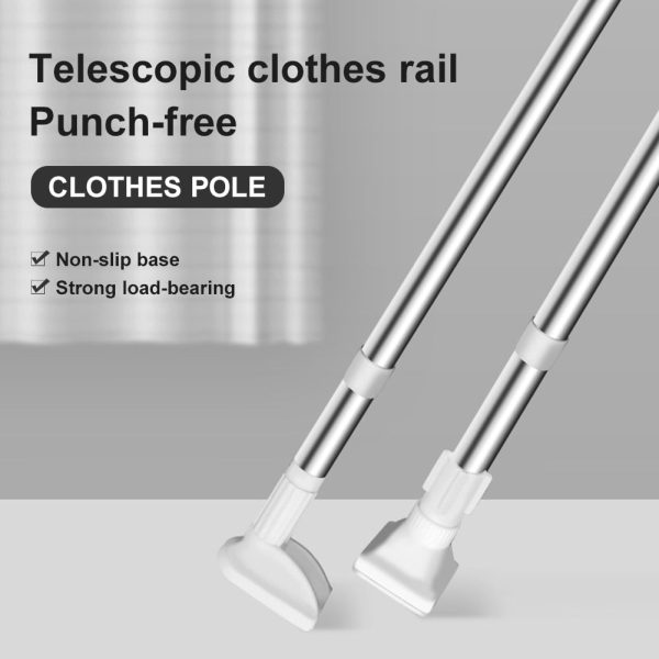 Space Saver Adjustable Telescopic Clothes Hanger Rod