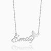 Personalized Name Necklace With Butterfly