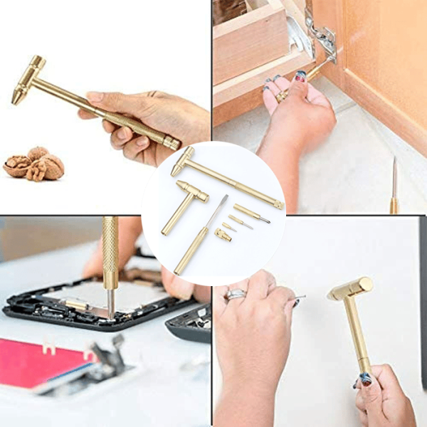 5 In1 Micro Mini Multifunction Copper Hammer