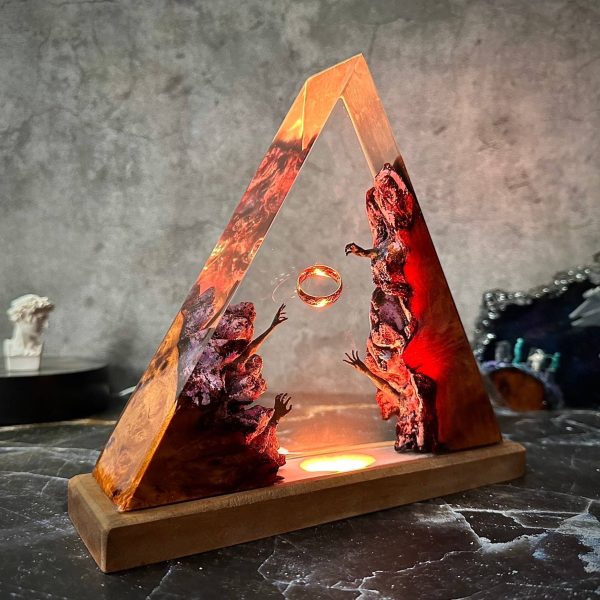 Ring Ocean Resin Night Light