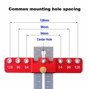 []Handle Drilling Locator Hole Punch Tool