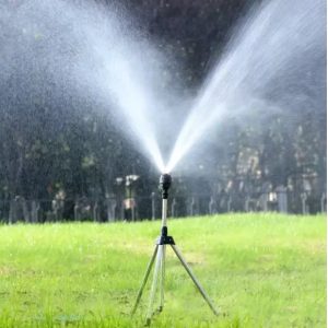 Stainless Steel Rotary Irrigation Tripod Telescopic Support Sprinkler