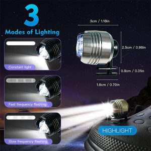 Ipx5 Waterproof Led Headlights For Crocs Light 3 Modes