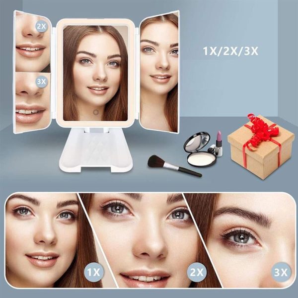 Led Light Makeup Mirror Magnifying