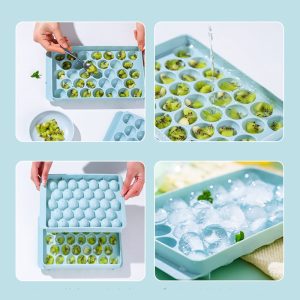 Silicone Ice Tray 3D Round Ice Molds