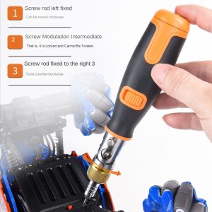 10 In 1 MultiAngle Ratchet Screwdriver Professional Tools