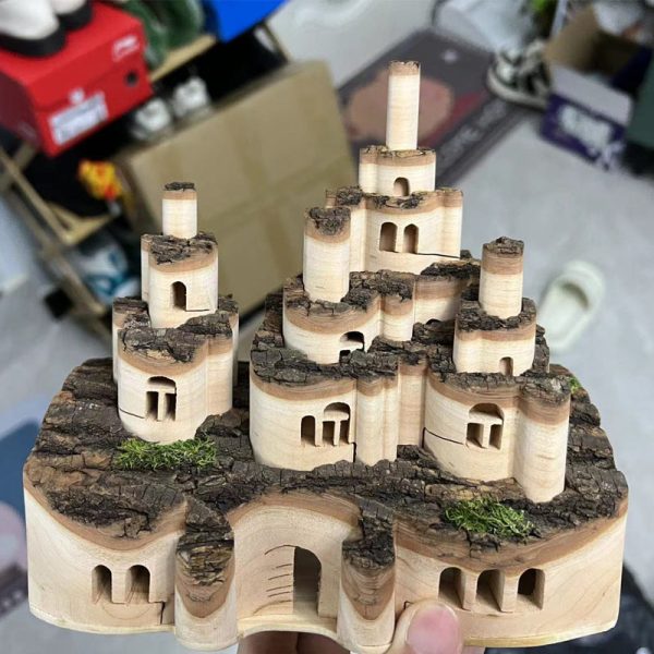 Hidden Castle Foldable Miniature Decor