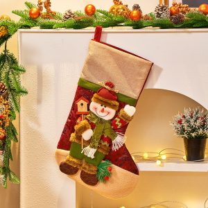 Festive Cartoon Candy Bag Perfect For Christmas Decorations