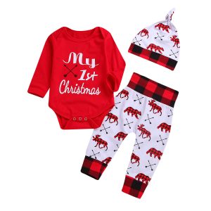 Cute Christmas Outfit Set For Kids Great For Holiday Fun