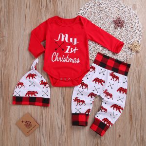 Cute Christmas Outfit Set For Kids Great For Holiday Fun