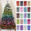 Christmas Tree Decor With 34 Hanging Ornament Balls