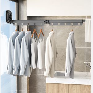 Suction Punch- Folding Clothes Hanger