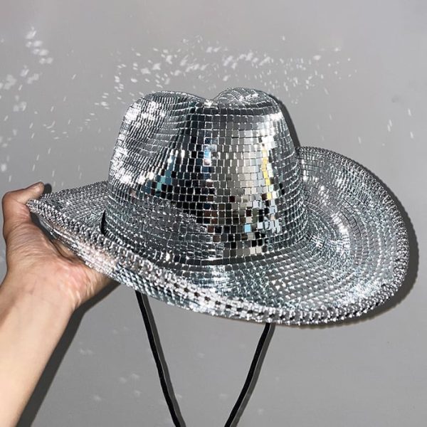 60 Disco Ball Cowboy Hat