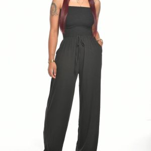 Strapless Waist Jumpsuit